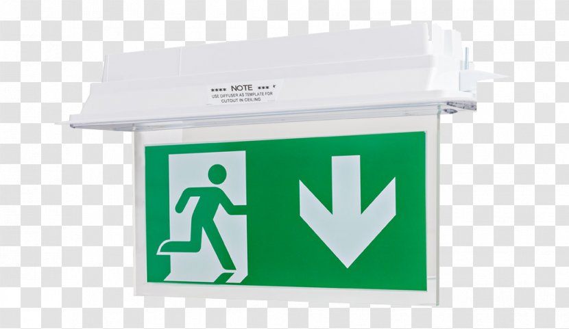 Exit Sign Emergency Safety - Fire - Hanging Version Transparent PNG