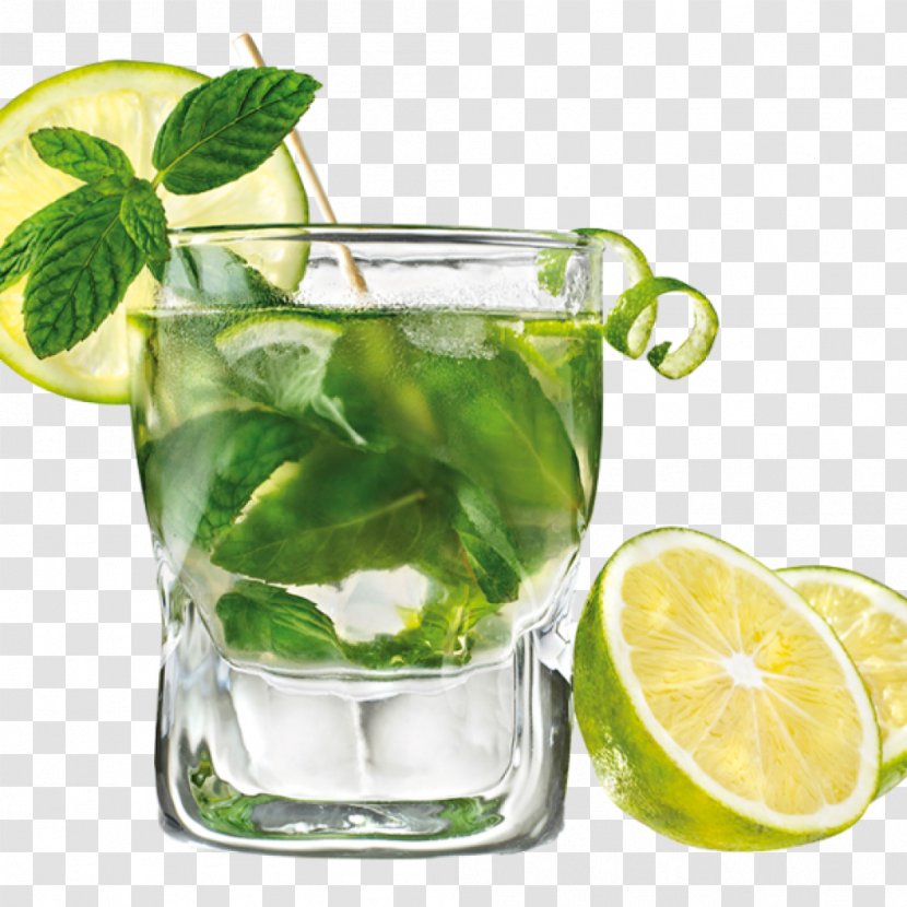 Mojito Bacardi Cocktail Lime Juice - Caipirinha Transparent PNG