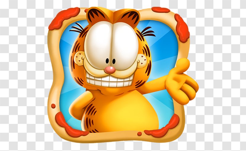 Garfield Cookie Dozer Garfield: My BIG FAT Diet Island Adventure - Cartoon - Bird Blast Match 3 Android Mobile AppAndroid Transparent PNG