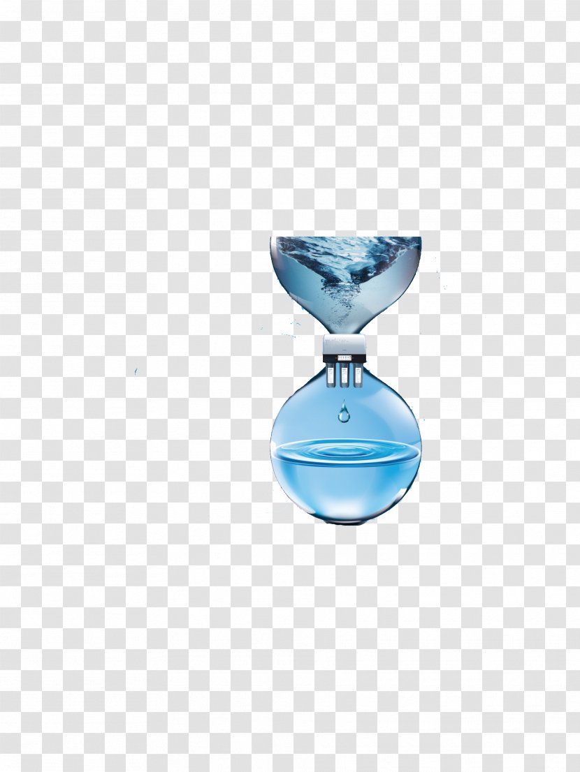 Glass Liquid Water Turquoise - Purifier Hourglass Transparent PNG