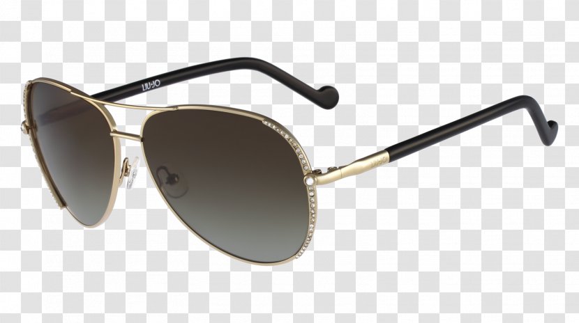 Aviator Sunglasses Gold Liu·Jo Transparent PNG