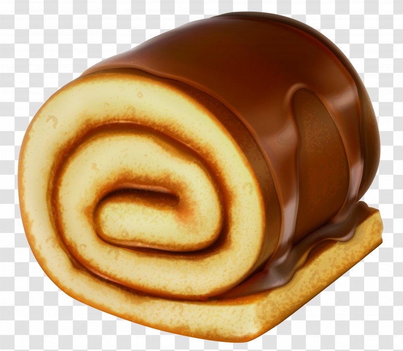 Swiss Roll Chocolate Cake Clip Art - Clipart Picture Transparent PNG