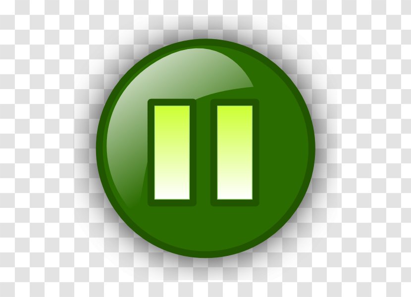 Clip Art - Grass - Pause Button Transparent PNG