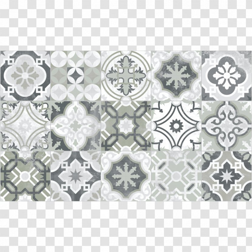 Cement Tile Carrelage Sticker - Wall - Floor Transparent PNG