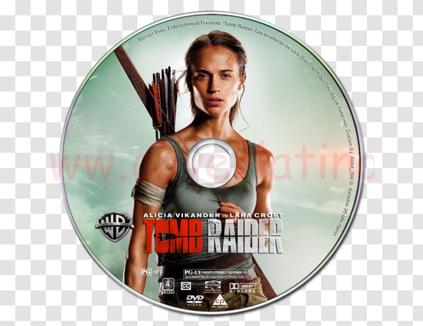 Tomb Raider Alicia Vikander Lara Croft Film Poster - Dvd Covers Transparent PNG