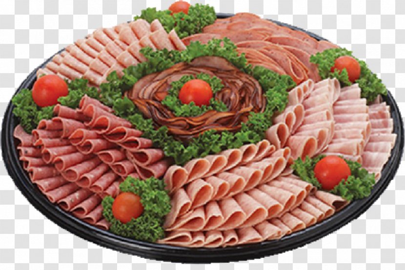 Delicatessen Coleslaw Lunch Meat Platter Charcuterie - Prosciutto Transparent PNG