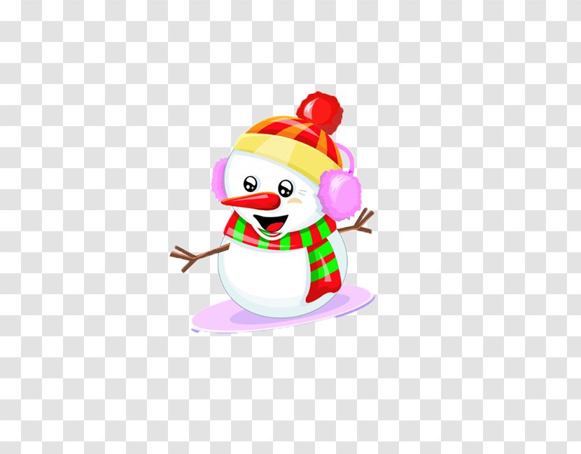 Snowman Christmas - Scalable Vector Graphics - Cute Transparent PNG