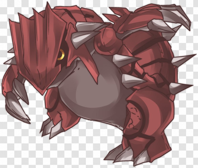 Groudon Pokémon Venomoth Redbubble - Mythical Creature Transparent PNG
