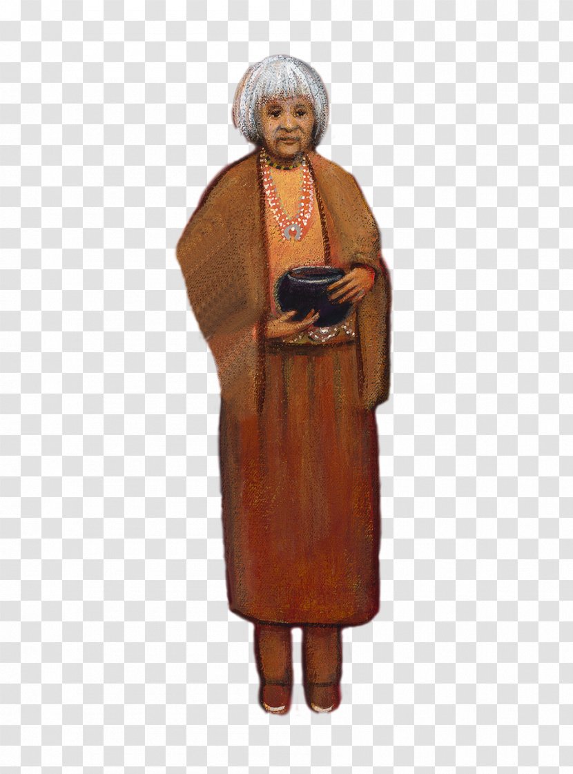 Robe Figurine Fur Costume - Watercolor Woman Like Transparent PNG