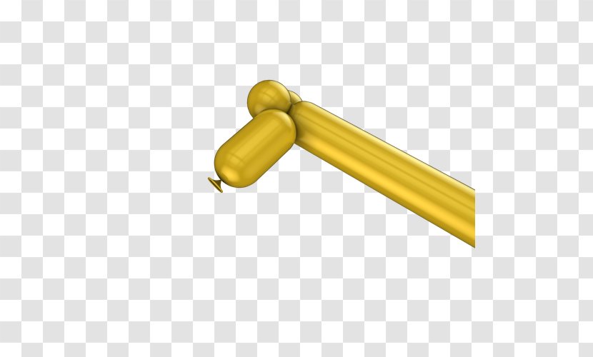 Angle - Yellow - Balloon Animal Transparent PNG