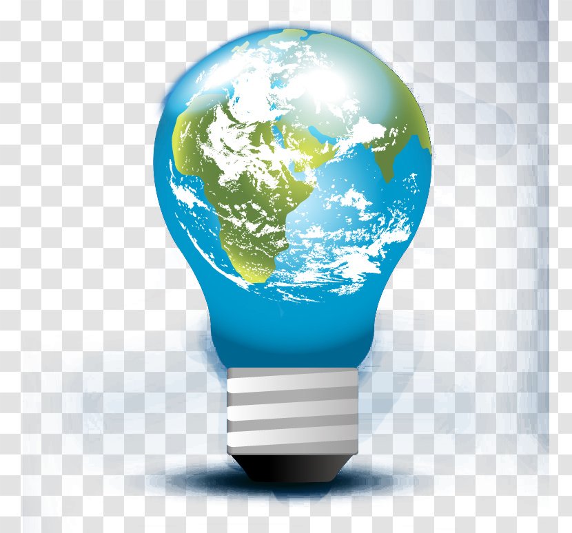 Incandescent Light Bulb Wallpaper - Green - Earth Transparent PNG