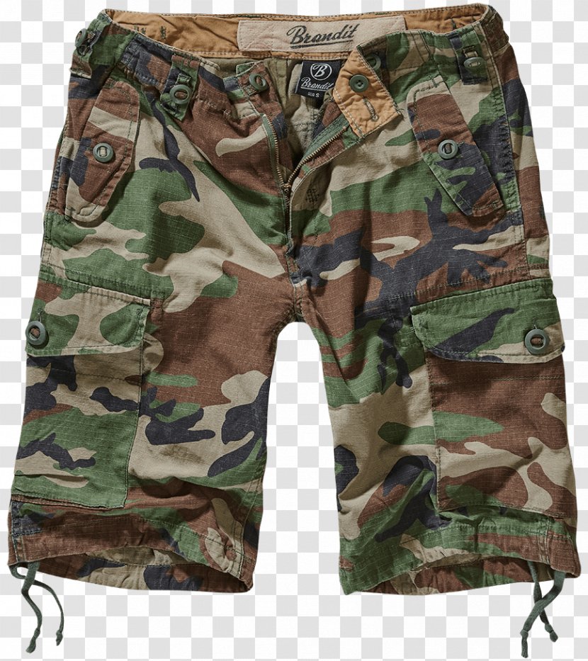 Bermuda Shorts Ripstop Military Camouflage Pants Transparent PNG