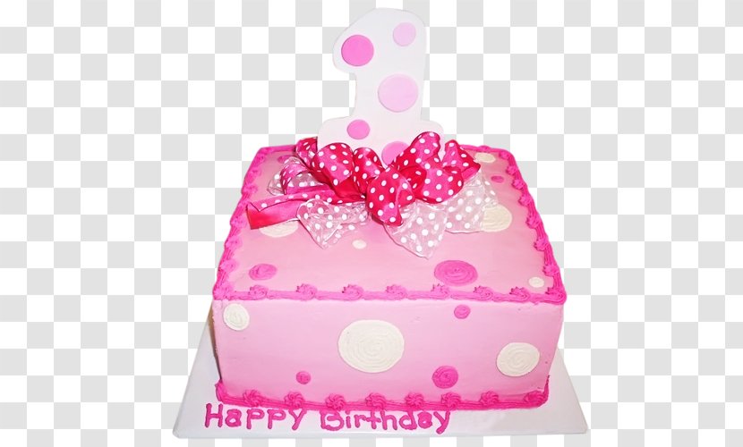 Birthday Cake Layer Decorating - Flower - First Transparent PNG