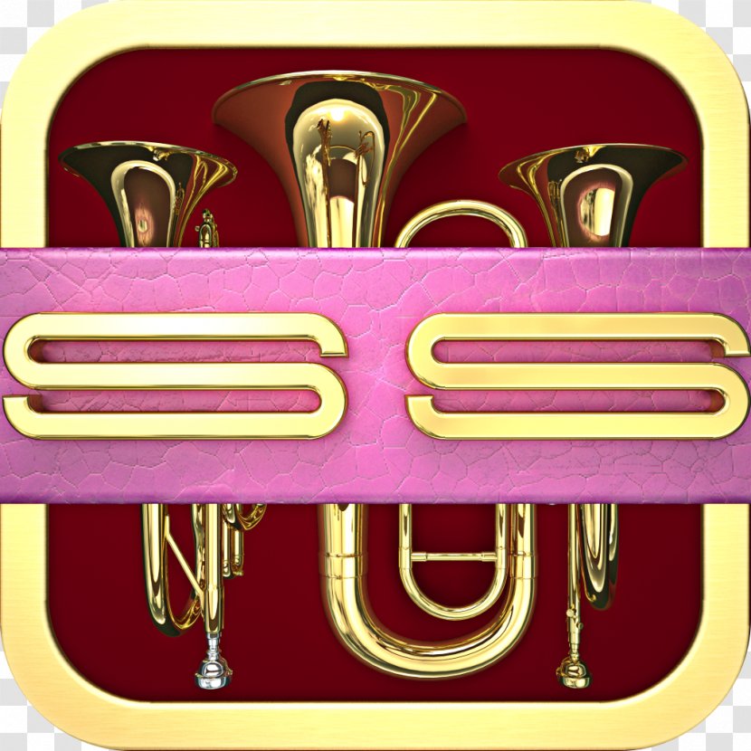 Brass Instruments Cornet Musical Trumpet Mellophone - Cartoon Transparent PNG