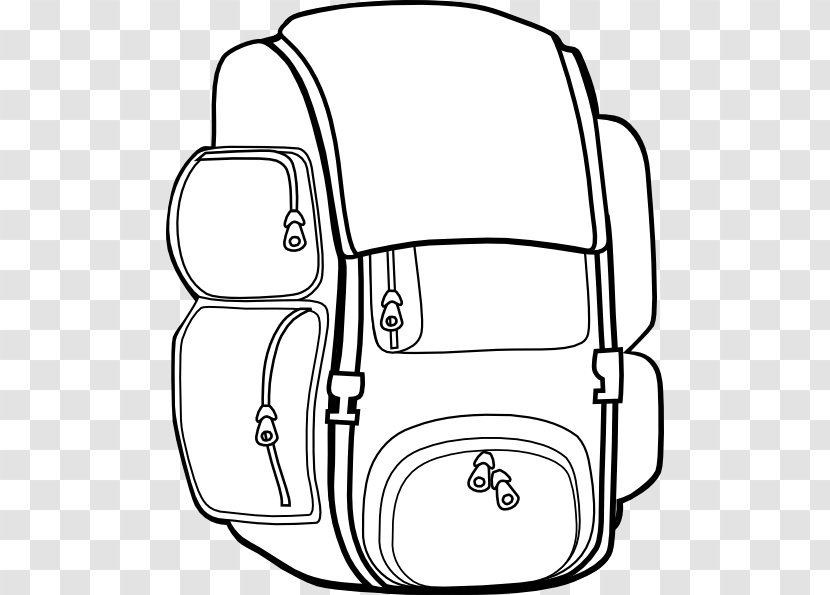 Coloring Book Backpack Designs For Coloring: Simple Drawing Page - Child Transparent PNG