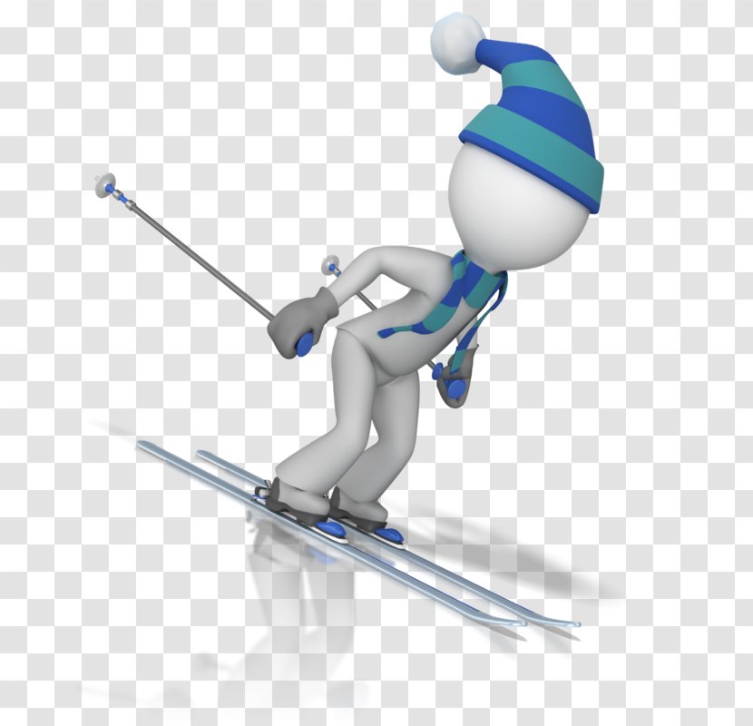 Alpine Skiing Downhill Sports - Stick Figure Transparent PNG