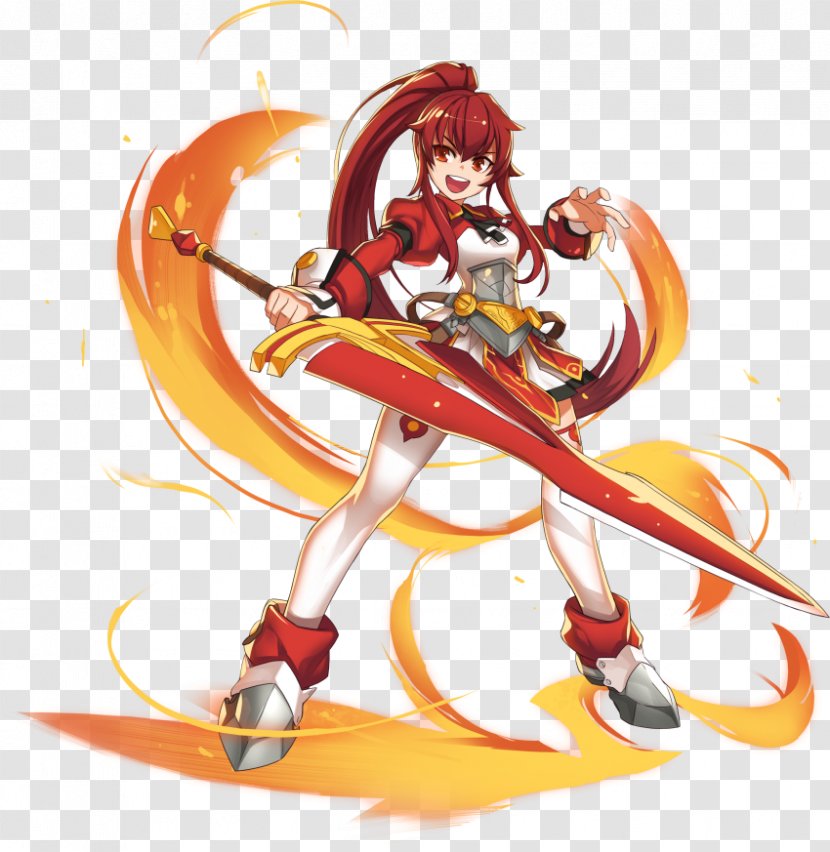 Elsword Elesis Character Signum Art - Silhouette - Tree Transparent PNG