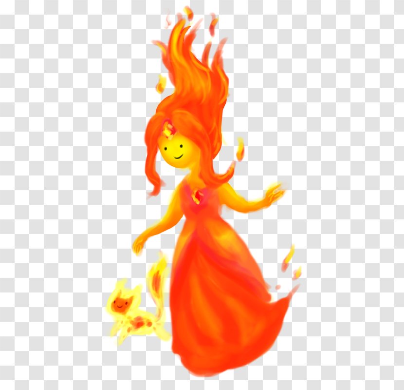 Flame Princess Drawing Burning Low - Mythical Creature - Deviantart Transparent PNG