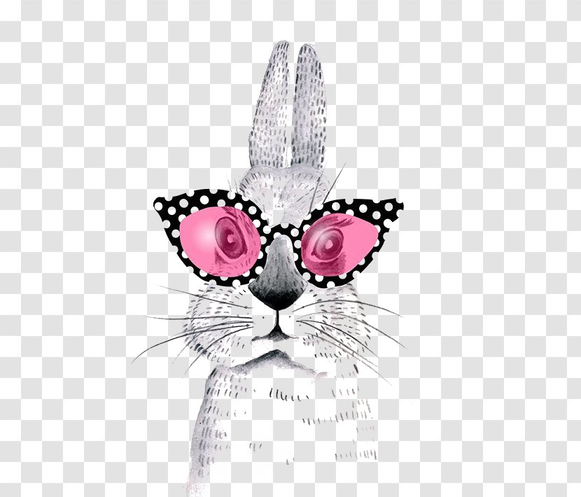 Easter Bunny March Hare Holland Lop Rabbit - Cat Like Mammal - Cartoon Transparent PNG