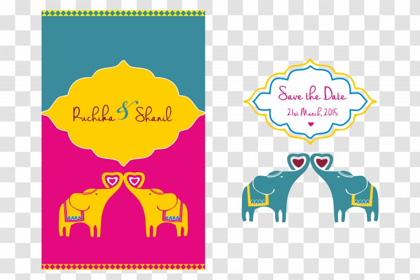 Logo Graphic Design Weddings In India - Yellow - Wedding Transparent PNG