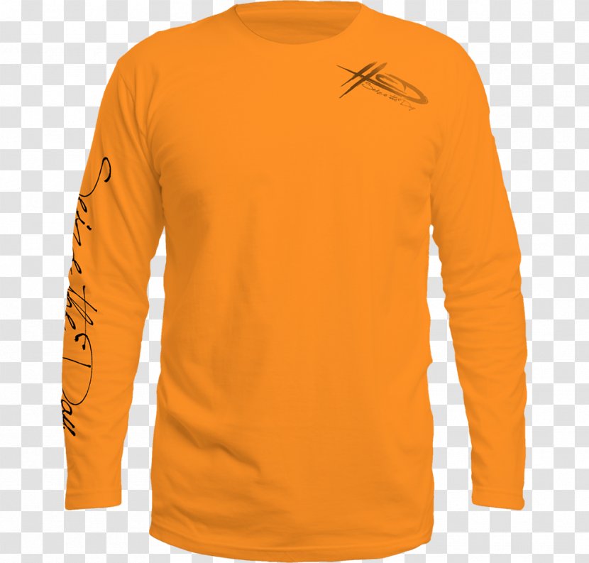 Long-sleeved T-shirt Polo Shirt Gildan Activewear - Yellow - Uv Protection Transparent PNG