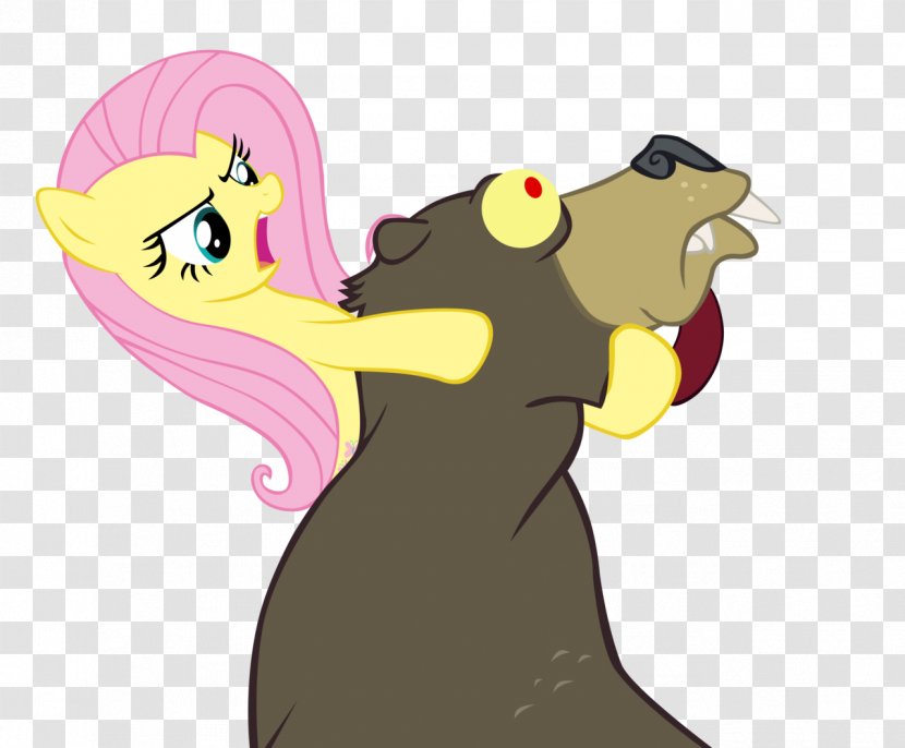 Fluttershy Pinkie Pie Rarity Applejack Rainbow Dash - Dog Like Mammal - Bear Transparent PNG