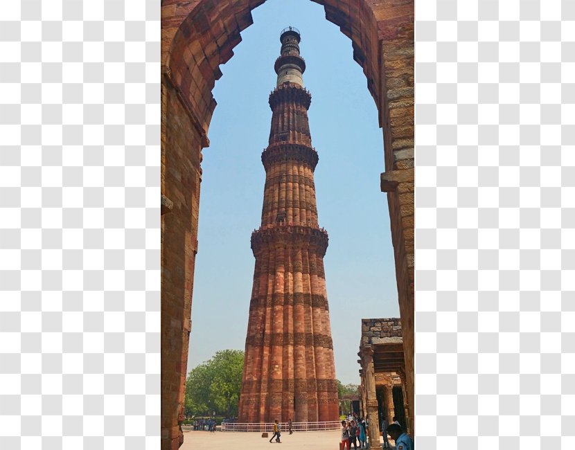 Qutb Minar Lotus Temple The Red Fort World Heritage Site - Tourism Transparent PNG