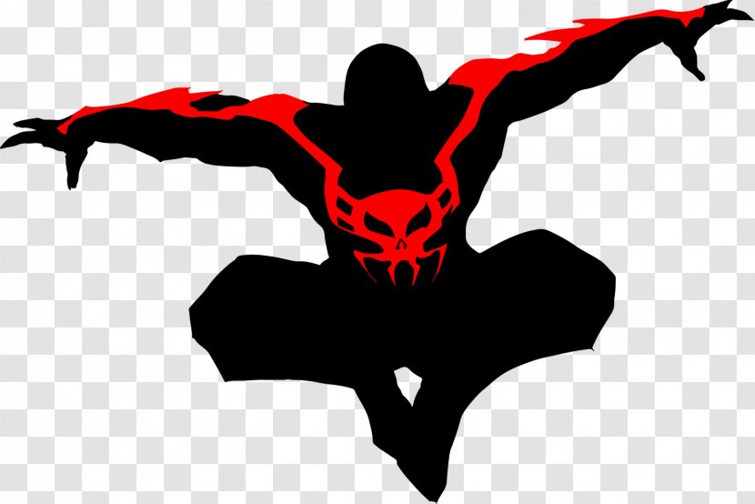 Spider-Man 2099 Punisher Batman Pop Art - Silhouette - Spider-man Transparent PNG