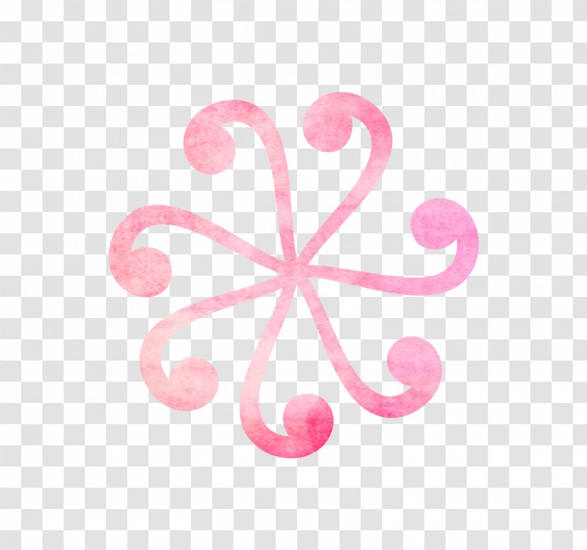 Pink M Symbol Body Jewellery RTV - Motif - Visual Arts Transparent PNG