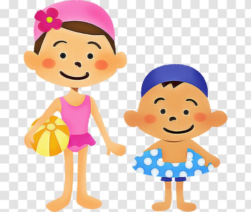 Cartoon Playing With Kids Happy Smile Pleased Transparent PNG
