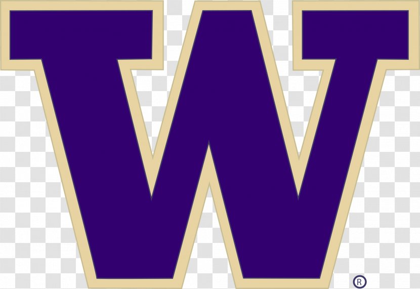 University Of Washington Huskies Football Men's Basketball State Softball - Symbol - Waving Coloring Page Transparent PNG