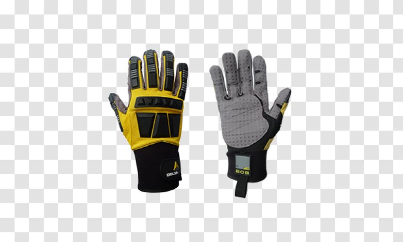 Glove Leather Delta Plus Polyurethane Personal Protective Equipment - Cuff - Yellow Transparent PNG