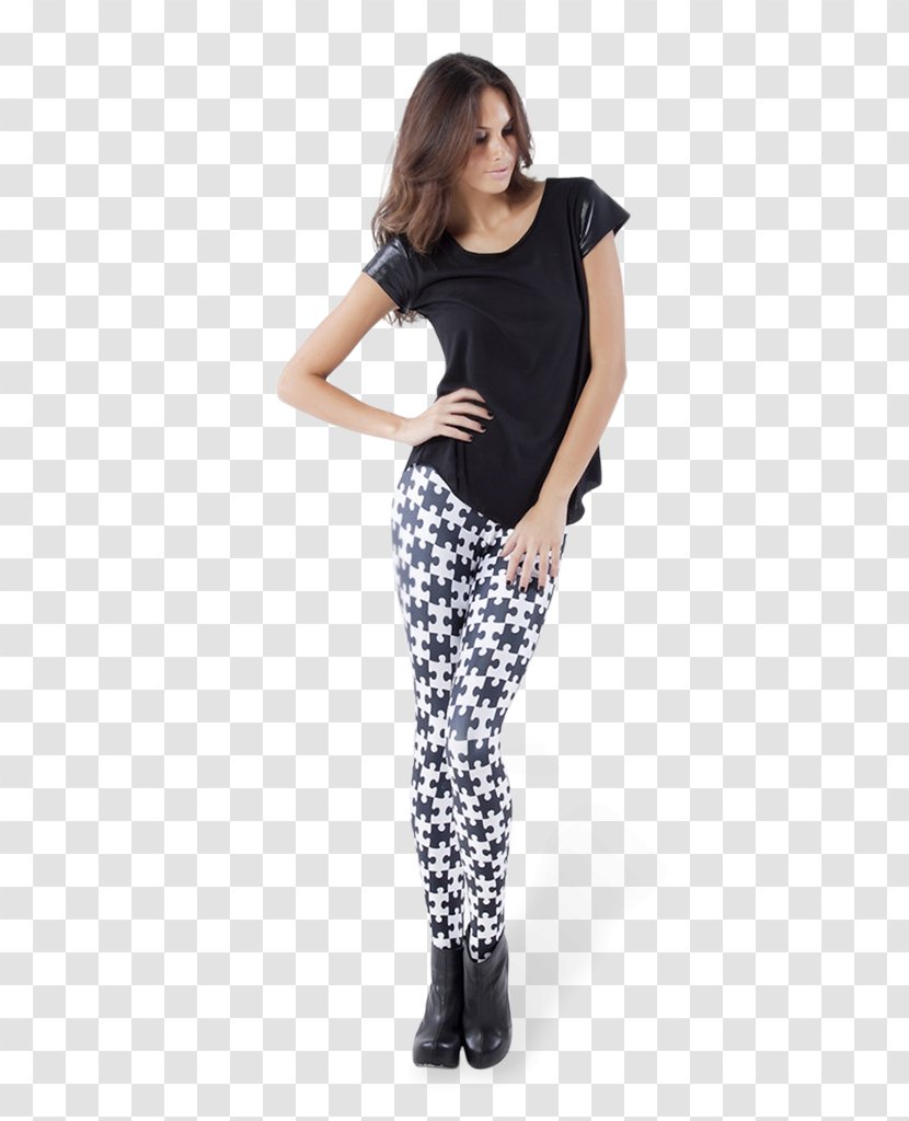 Leggings Waist Tights Jeans Sleeve - Silhouette - Jigsaw Outfit Transparent PNG
