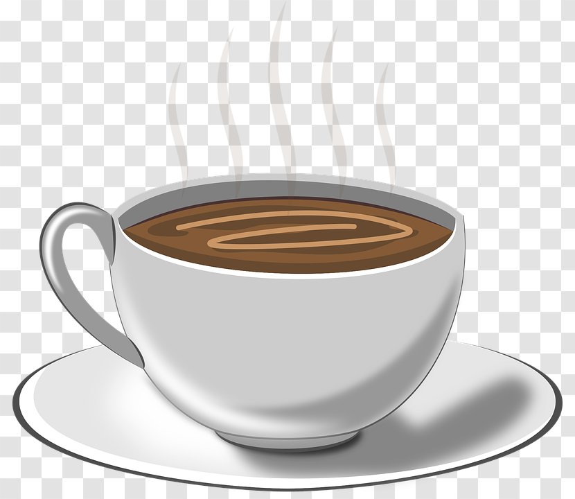 Coffee Cup Cafe Tea Drawing - Saucer Transparent PNG