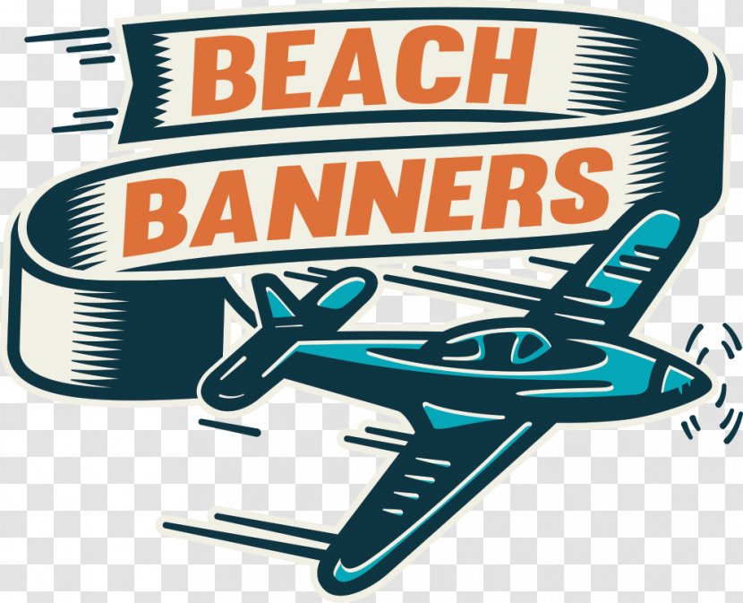 Beach Banners Fernandina Logo Aerial Advertising - Florida Transparent PNG