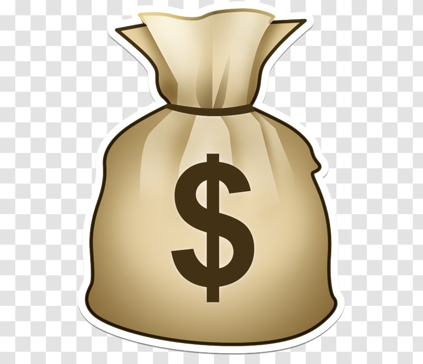 Money Bag Emoji - Dollar Material Property Transparent PNG