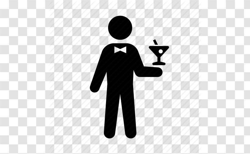 Cocktail Bartender Waiter - Text - Save Transparent PNG