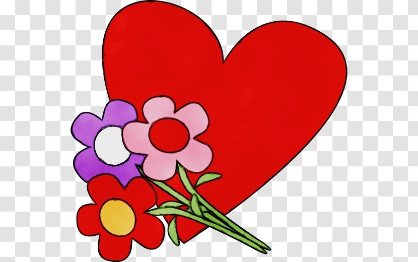 Valentine's Day - Teacher - Cut Flowers Plant Transparent PNG
