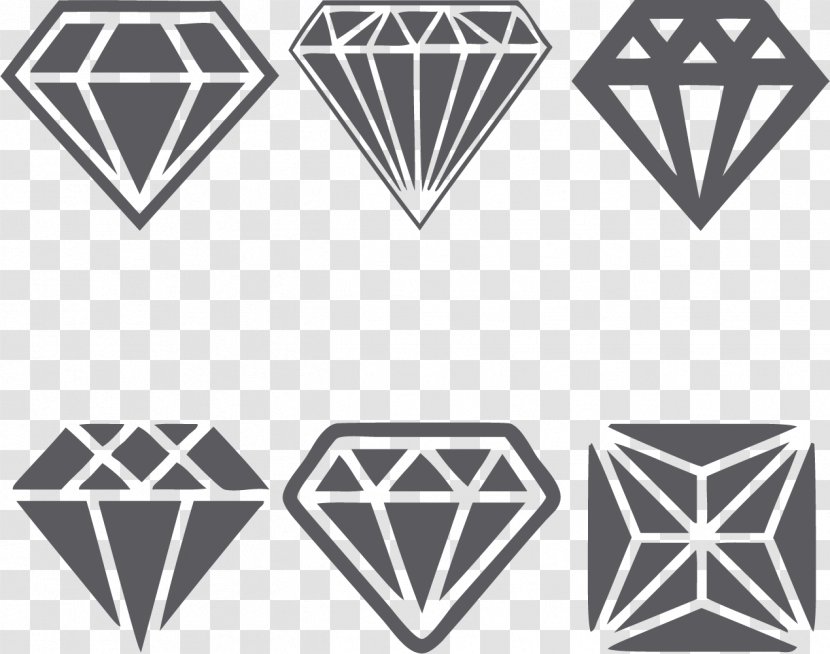 Stock Photography Diamond Royalty-free Clip Art - Gray Transparent PNG