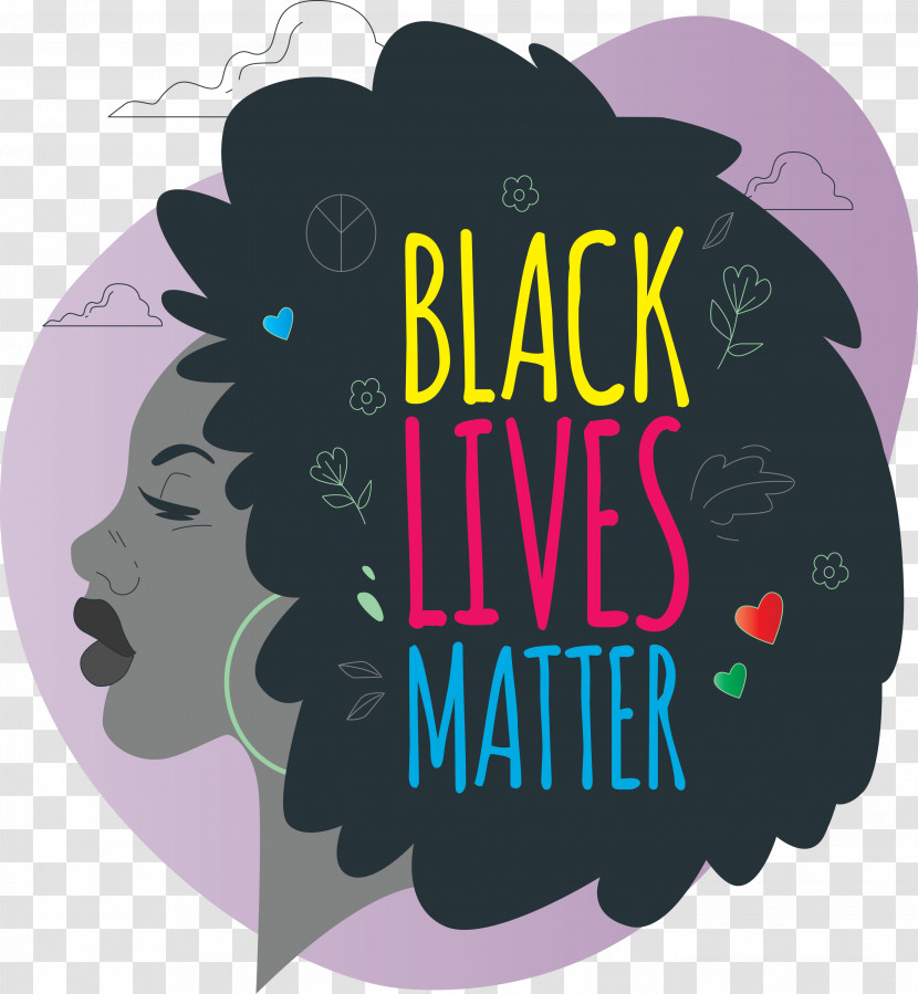 Black Lives Matter STOP RACISM Transparent PNG