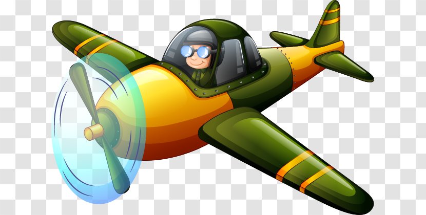 Airplane Royalty-free Illustration - Aircraft - Exquisite Cartoon Helicopter Transparent PNG
