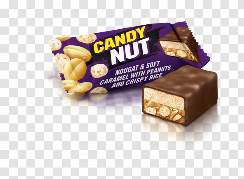 Roshen Candy Caramel Nougat Peanut Transparent PNG