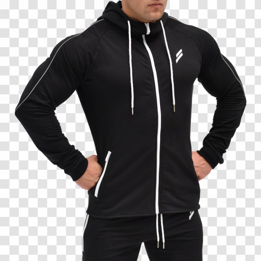 Hoodie T-shirt Jacket Clothing Parka - Shirt - Black Transparent PNG