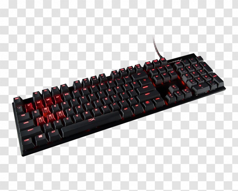 Computer Keyboard HyperX Alloy FPS Pro Mechanical Gaming Kingston Cherry Keypad - Hyperx Fps Transparent PNG