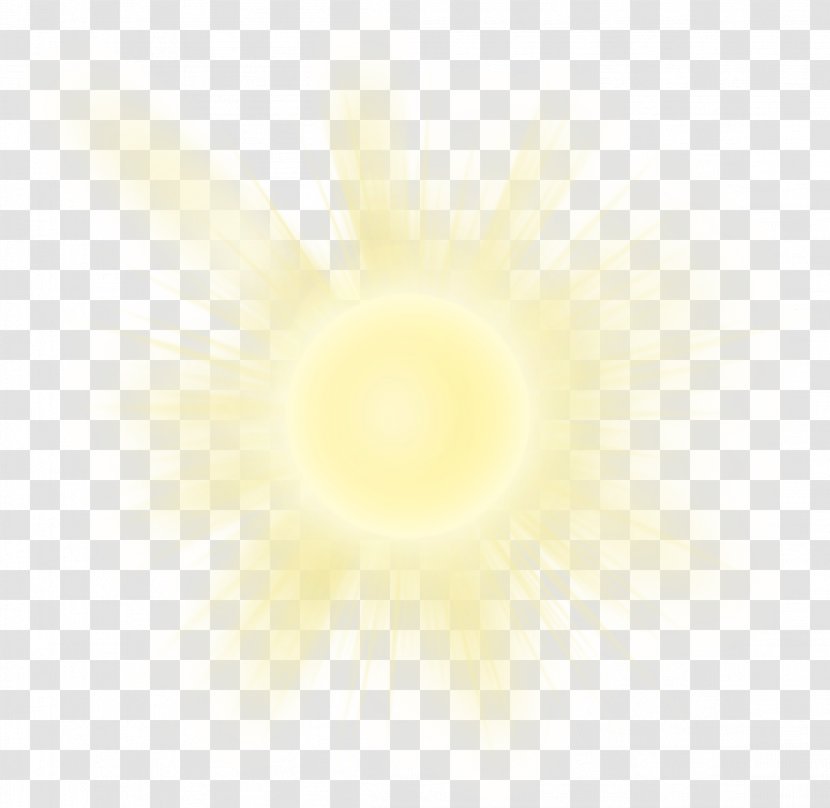 Light Yellow Halo - Sun Transparent PNG