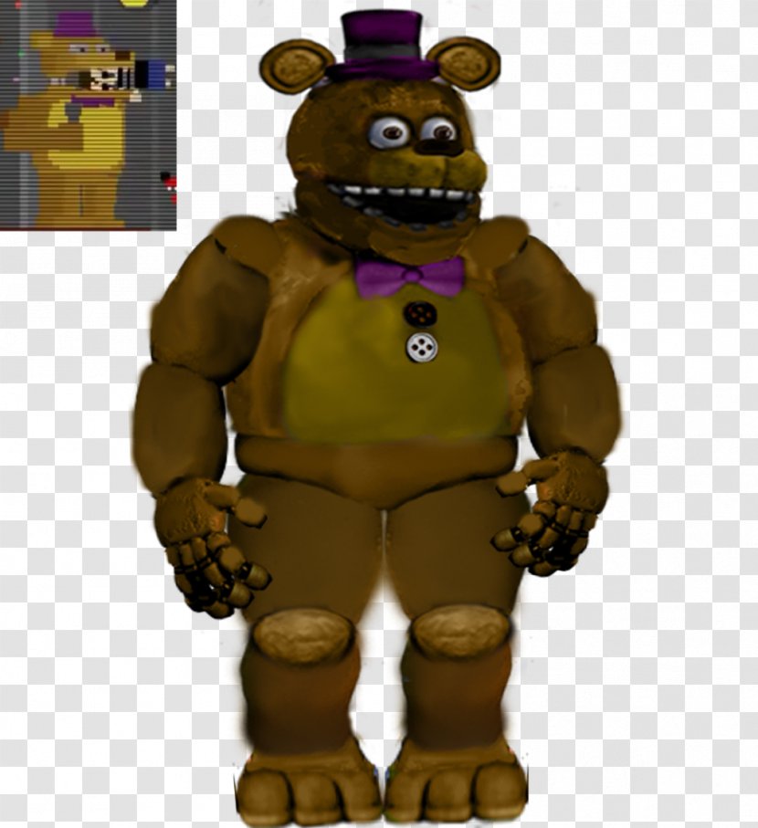 Five Nights At Freddy's 4 Freddy's: Sister Location Jump Scare Game - Golden Freddy Transparent PNG