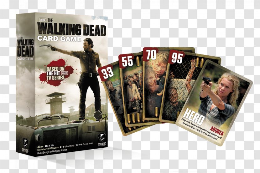 The Walking Dead 6 Nimmt! Card Game Playing - Wolfgang Kramer Transparent PNG
