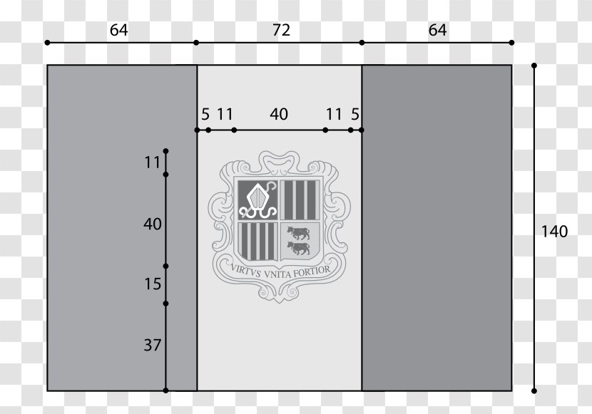 Flag Of Andorra Coat Arms Belgium - Principality Transparent PNG