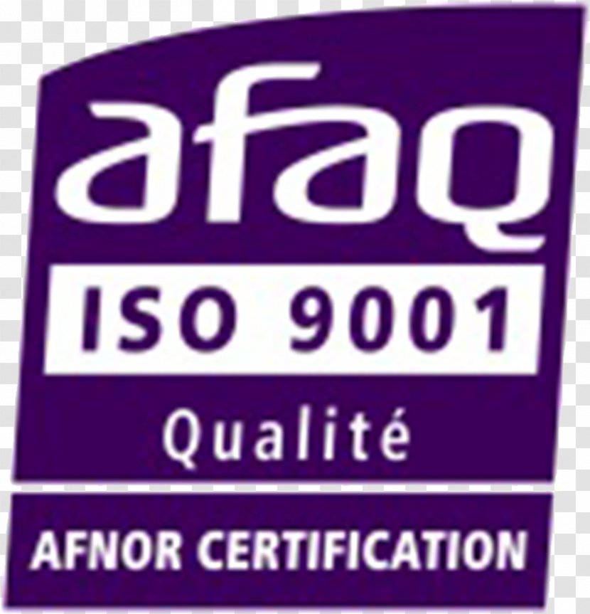 Association Française Pour L'assurance De La Qualité ISO 9001 AFNOR Certification AS9100 - Logo - Iso Transparent PNG