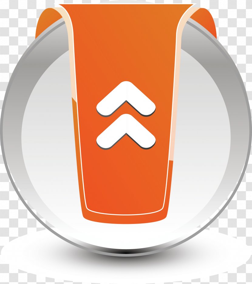Euclidean Vector Button Icon - Orange Target Transparent PNG